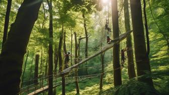 Entdecke die besten Kletterparks in Wiesbaden: Abenteuer für Groß und Klein!